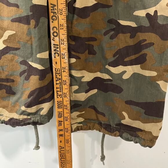 Levi's Women's Cargo Pants Camo 94' Baggy Y2K Brown Tan Green 25 Wide Leg - Picture 10 of 10